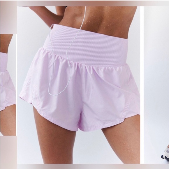 FP Movement by Free People Light Pink Carpe Diem Shorts - Picture 2 of 3